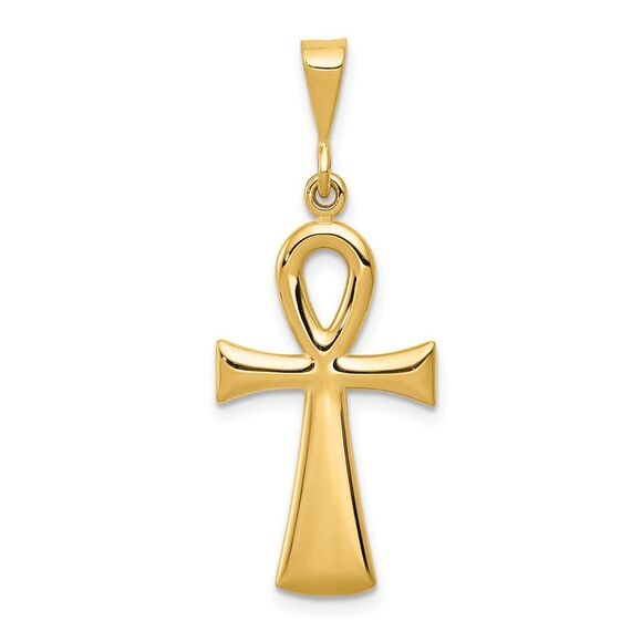 10K Yellow Gold Egyptian Ankh Cross Pendant,All Products : American Fashion Style Bags On Sale